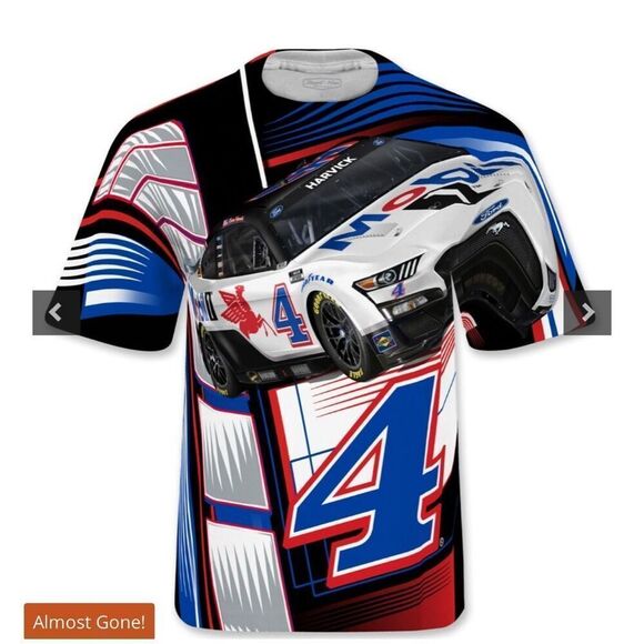 Stewart-Haas Racing Team Collection Kevin Harvick Youth Medium M White Mobil 1 S - Picture 2 of 5
